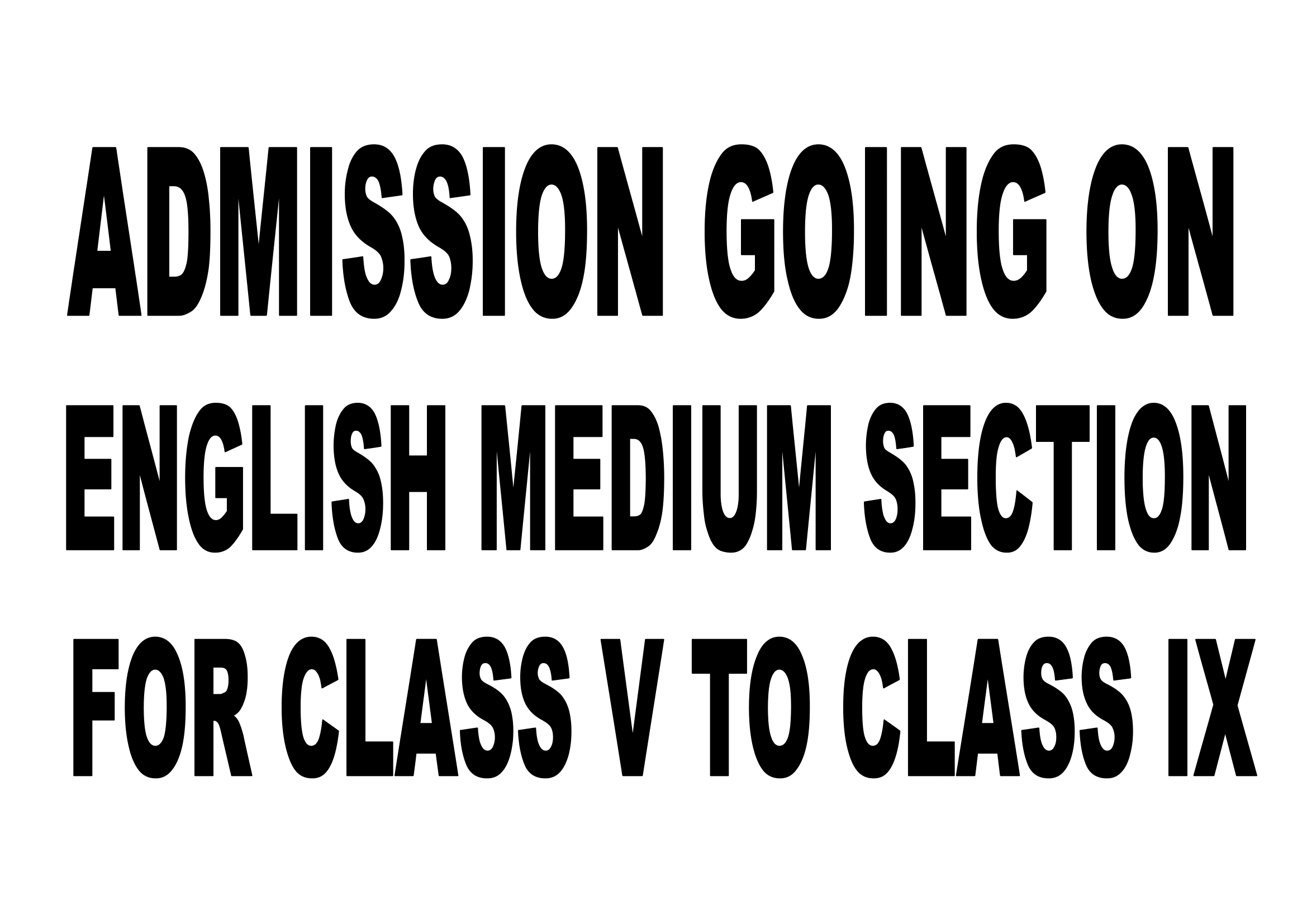 ADMISSION GOING FOR ENGLISH MEDIUM_ENGL